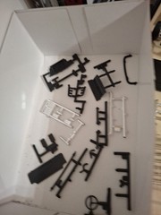 AMT ’67 SHELBY GT-350 MODEL CAR KIT BLK plastic 1:25 AMT834 Partially Together