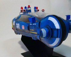 Blade Runner Spinner 1/24 built & painted weathered with custom display stand