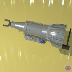 1:8-1:24 Scale 572 Copo Engine, 3D Resin Printed Kit with 4L75E-R Transmission