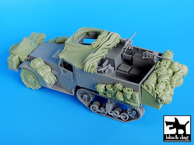 Black Dog 1/35 US M2 Half-track WWII Big Accessories Set (for Dragon kit) T35034