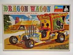 DRAGON WAGON TOM DANIEL SHOW ROD MODEL KIT MONOGRAM VINTAGE 1969 RARE