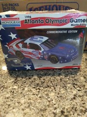 1996 Atlanta Olympic Dale Earnhardt Monogram Snaptite Model Car New Skill 1