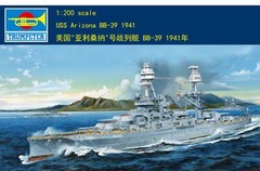 Trumpeter 03701 1/200 USS Arizona BB-39 1941 Ship NEW