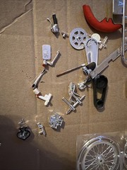 Revell 1/12 Scale Aces Wild Custom Chopper Built Extra Parts
