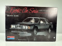 1988 Monogram BMW 635 Exotic Car Series 1:24 Scale OPENED