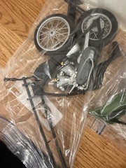 Vintage Model Motorcycle Parts Lot Misc