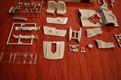 AMT 1957 Chevy Corvette Street Machine Body and Interior Parts 1/25