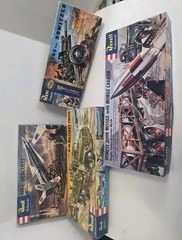 Revell Authentic Kit Lot of 4 w/ Instructions & Decals