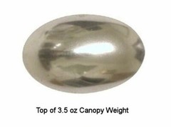 3.5 oz. Tungsten Canopy for pinewood derby cars from Pinewood Pro