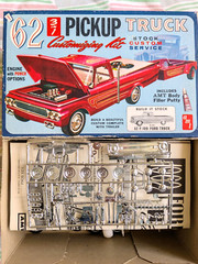 SUPER RARE! **ORIGINAL VINTAGE AMT 1962 FORD F-100 PICKUP TRUCK KIT *SUPER NICE!