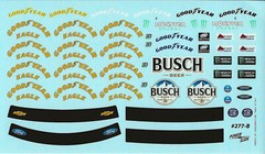NASCAR DECAL 2017 NASCAR GOODIES DETAIL SHEET FOR REVELL KITS 1/24-1/25