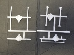 1984 GMC Pickup FRONT & REAR AXLE / SPRINGS from SUNDOWNER MPC 1:25 Model Kit 84