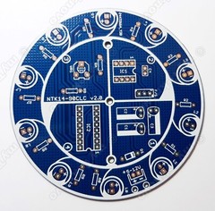4x Large ROUND PCB Only for Jumbo LED Sequencer Chaser KIT NE555 CD4017 – USA