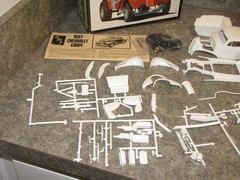 Vtg ORIGINAL 1960s ISSUE AMT ‘37 CHEVROLET COUPE STOVEBOLT Model Car