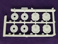 1960 Chevy Nomad Station Wagon STEEL WHEELS from AMT 1:25 Model Kit 60 STEELIES