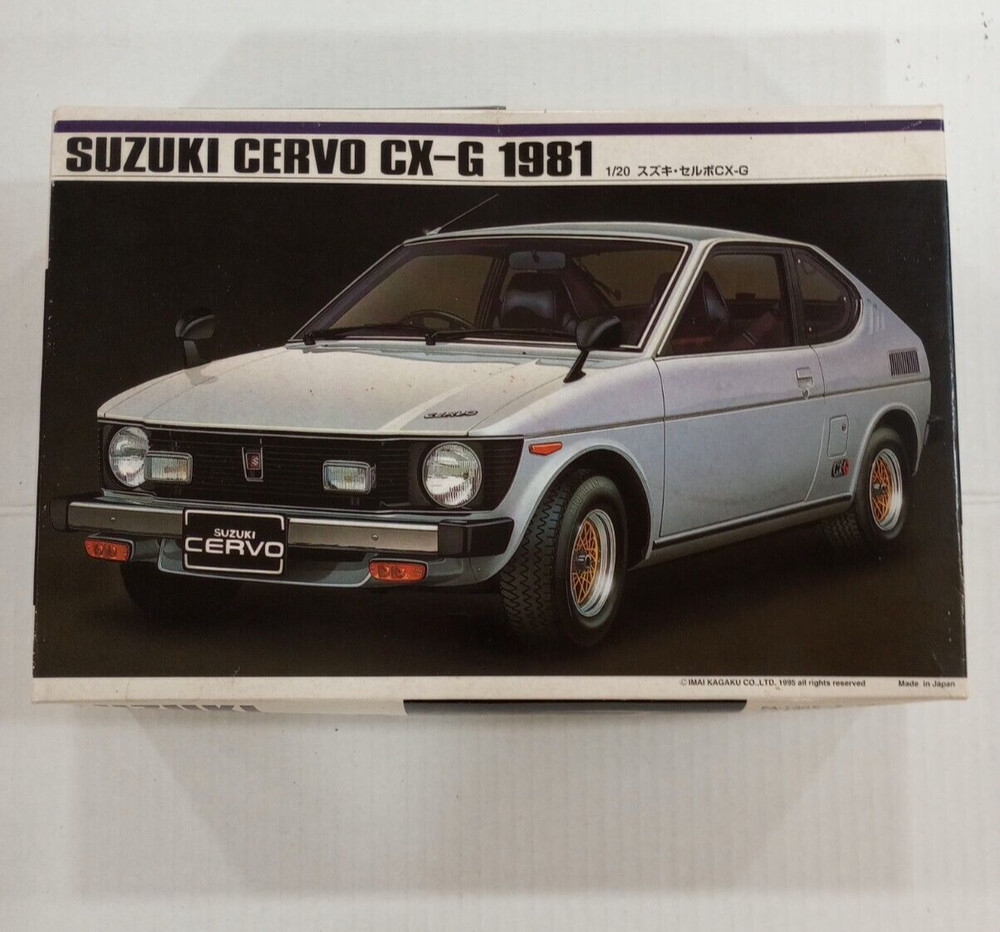 Imai 1/20 Suzuki Cervo CX-G 1981 Plastic Model Kit (No.2507-1000)