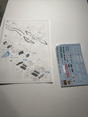 STARTED Hasegawa 1/24 Benneton B190 Plastic Model Kit See Photos