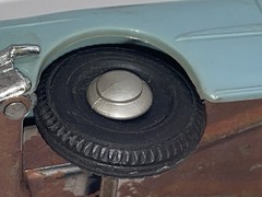 AMT 1951 Pontiac Chieftain Eight Sedan 1/26 Wind-Up Promo LIGHT BLUE/GRAY VF+
