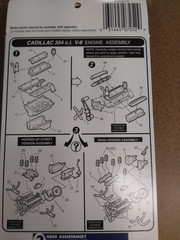 REVELL MONOGRAM PARTS PAKS – CHEVY 283 c.i. V-8 ENGINE 1:25 SCALE CHROME