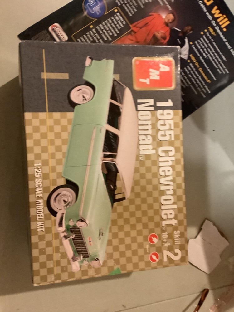 1955 Chevrolet NOMAD by AMT 1.25 3in1 kit 8320 Open Box New