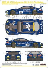S.K. Decals SK24088 1:24 BMW M6 GT3 Nürburgring 24Hr 2016 Team Walkenhorst #101