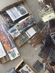 Large Group Lot Vintage Model Models Ship Ships Boat Boats Junk Yard Junkyard