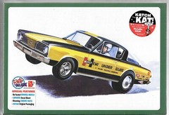 RETRO DELUXE AMT HURST HEMI UNDER GLASS BARRACUDA DRAG CAR in 1/25 1153 ST