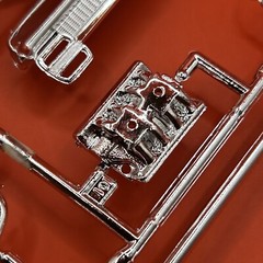 1969 Torino Cobra AMT Chrom Wheels Bumpers Grill Carbs Model Parts 1:25 New L3