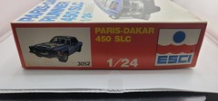 ESCI Mercedes Benz 450 SLC Paris-Dakar Runner Car 1/24 Model Kit 3052 Italy 1983
