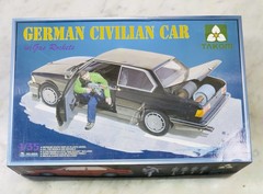 Takom German Civilian Car with Gas Rockets 1 35 Scale Model Kit 2005 Open Box