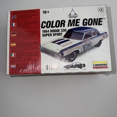 New LINDBERG Color Me Gone 1964 DODGE 330 SUPER STOCK 1:25 FACTORY SEALED