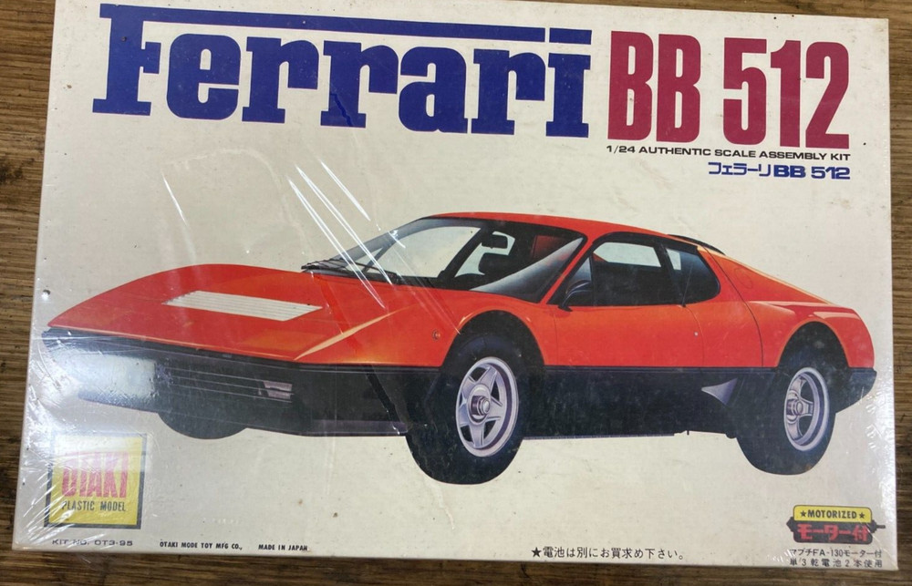 Ferrari BB 512 Otaki 1:24 Model Kit # OT3-95 Factory sealed kit NIB RARE HTF