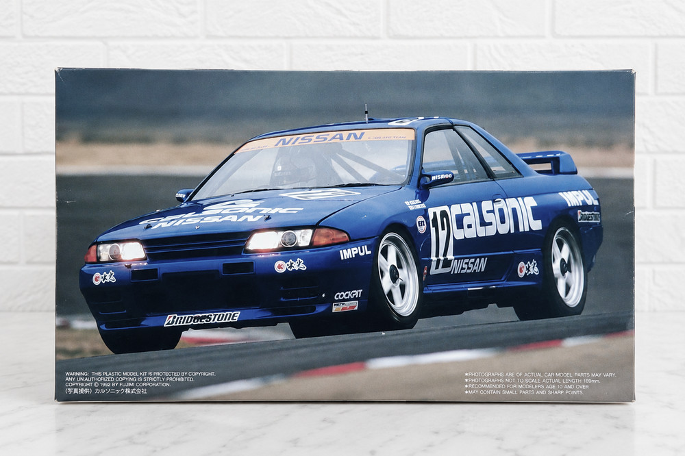Rare Fujimi Calsonic ’92 Skyline GT-R R32 Group A 1/24 Model Kit Japan