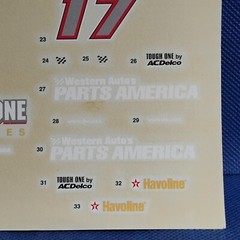 NASCAR 🌟 Decals Western Auto Chevy 1:25 Scale 1000s Model Car Parts 4 Sale AMT