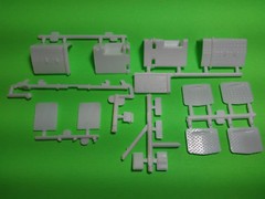 Mack R685ST 1/25 AMT big rig semi truck model car part square fuel diesel tanks