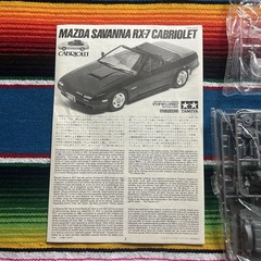 Tamiya 1/24 Mazda Savanna RX-7 Cabriolet Sports Car Series Model Kit Japan