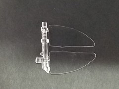 1956 Chevy Sedan 1/4 WINDOWS for Atlantis Revell 1:25 Model Kit 56 Chevrolet