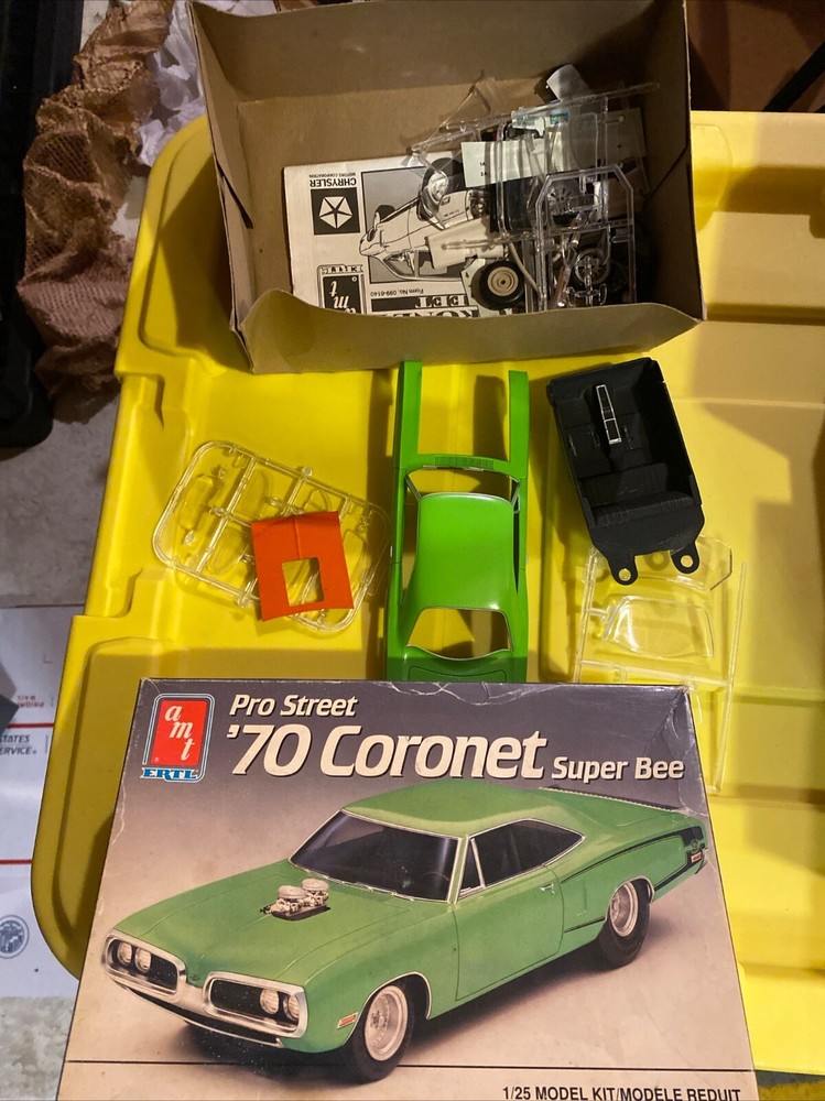 Vintage 2009-2012 Muscle Car Model Parts,1970 Pro Street Coronet Super Bee Box