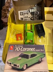 Vintage 2009-2012 Muscle Car Model Parts,1970 Pro Street Coronet Super Bee Box