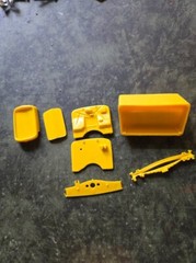 Model Car Parts 32 Ford Grill , Straight axel Dash Bench Seat