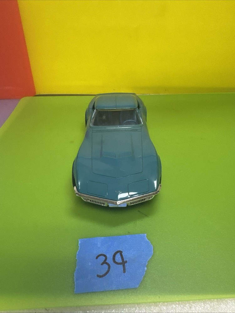 AMT ERTL #6878 1970 CHEVROLET CORVETTE LT-1 Mulsanne Blue 1/25 Dealer Promo NIB