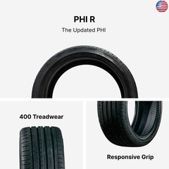 Accelera Phi-R All-Season Passenger Car High Performance Radial Tire-205/50R15