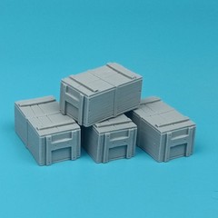 Diorama 1:16 Scale WWII Military Tank Equipment Ammo Box Scene Model Accessories