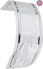 Front Lower Fender Skirt Trim, Flame Style Front Fender Trim Skirt, 2014-2022