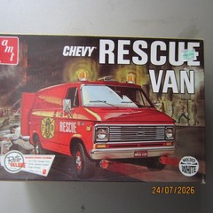 AMT Chevy 30 resuce Van 1/25 scale model kit for parts