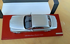 1/43 TSM , Rolls Royce ,silver phantom coupe, met. Silver, mint !!!