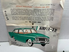 1/32 AIRFIX VINTAGE FORD ZODIAC MK III GREEN MODERN CARS MADE IN ENGLAND