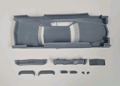 ABS-LIKE RESIN 3D PRINTED 1/25 1970 CADILLAC COUPE DEVILLE BODY SET