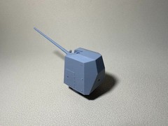 3D printing 1/200/350 MK-45 127mm naval gun of the United States Navy Unpainted