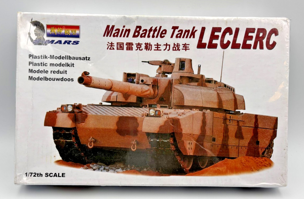 Mars S-155 1/72 French Leclerc MBT Main Battle Tank – Modern Armor Model Kit NOS